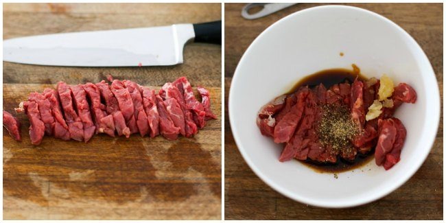 Marinating-beef-for-Japchae